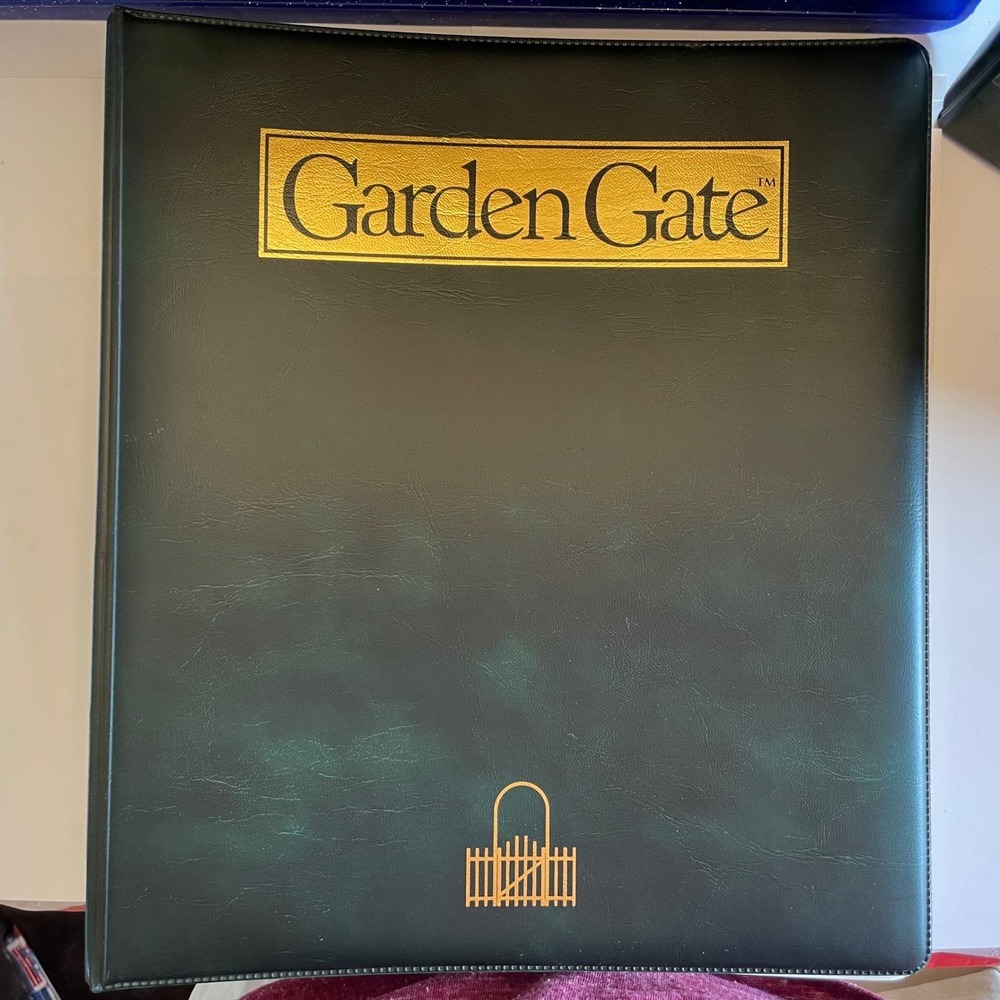 Garden Gate Magazine 1995 Premier Issue Collection Green Binder Vintage No Label